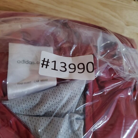 Adidas Jacket Mens 2XL Red Arkansas Razorbacks Full-Zip Windbreaker - Picture 8 of 8